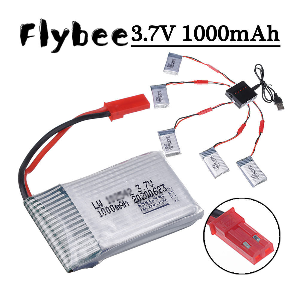 Drone Charger - Batterie Lipo 3.7V 1000mah et chargeur