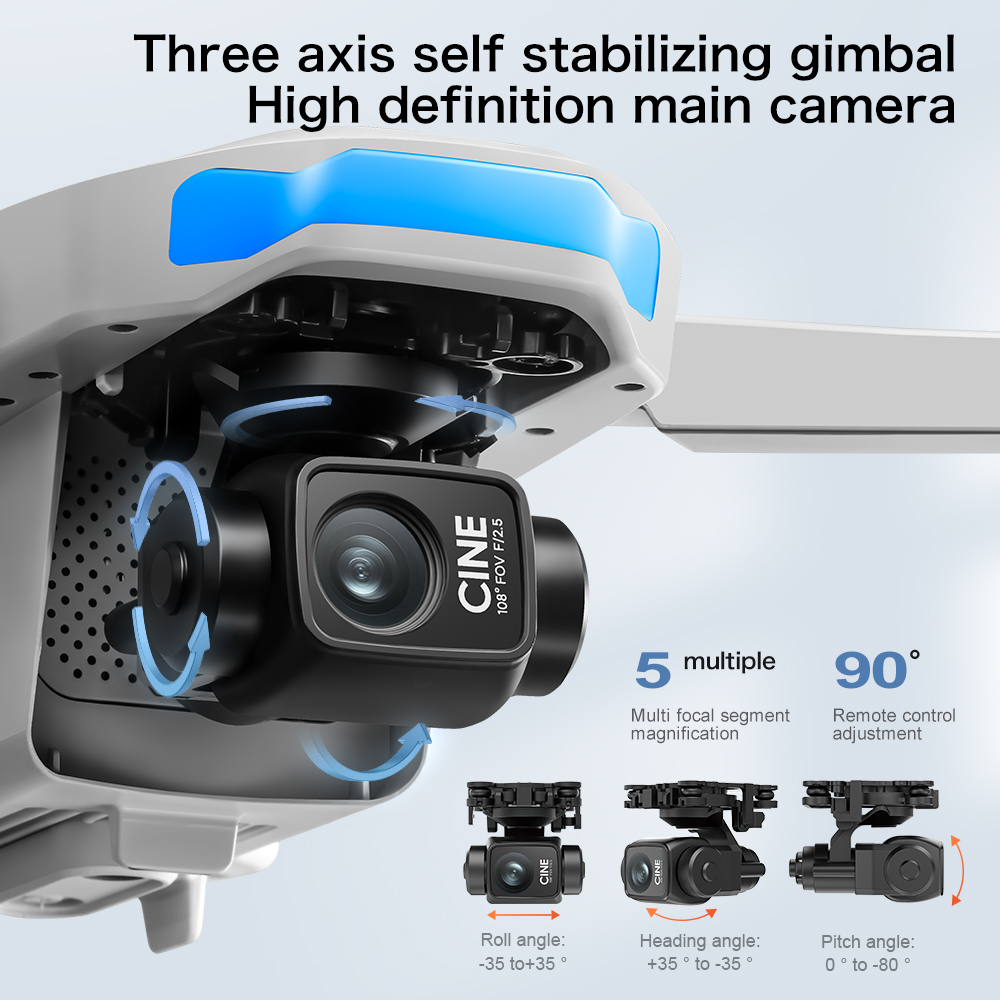 Drone GPS S-X1 MAX avec cardan - Drone Gps Mount avis et prix